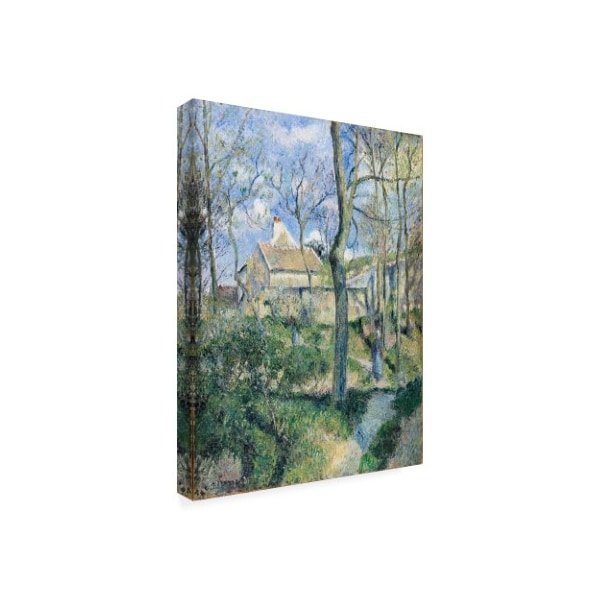 Pissarro 'The Path To Les Pouilleux' Canvas Art,24x32